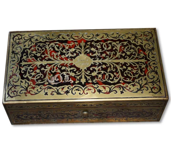 antique brass inlay