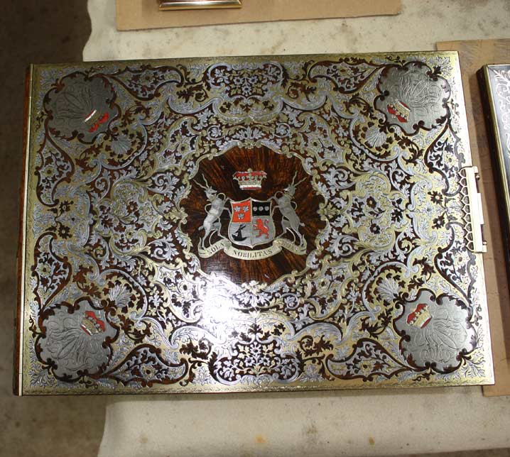 Classic Antique Restoration Brass Inlay