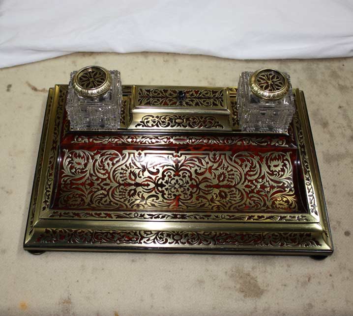 Classic Antique Restoration Brass Inlay