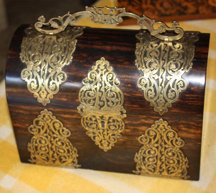 Classic Antique Restoration Brass Inlay