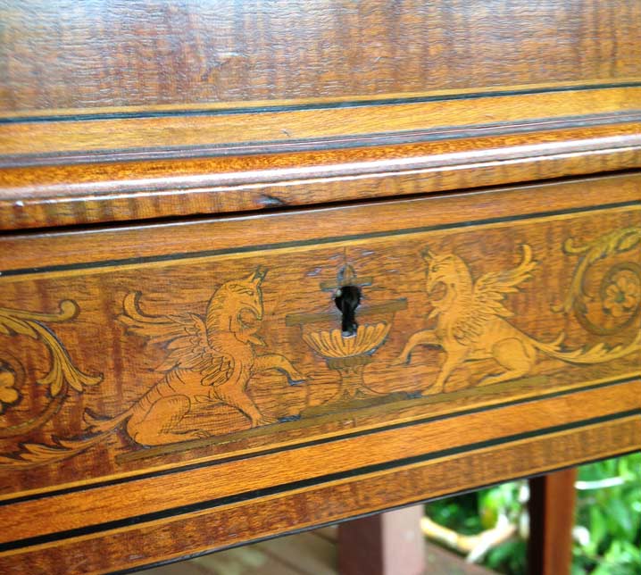 antique furniture marquetry