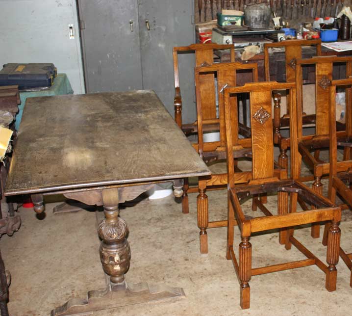 Antique Dining Table restoration