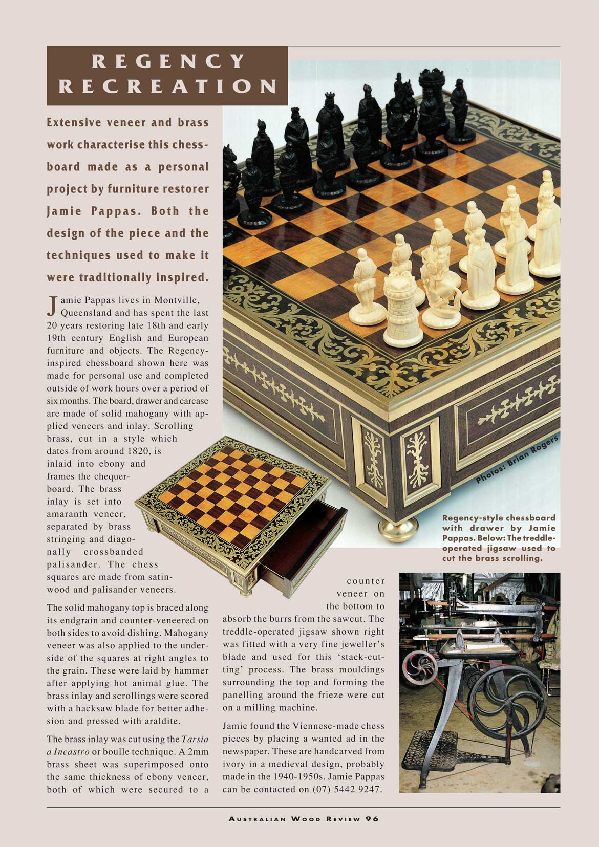 Regency Recreation article